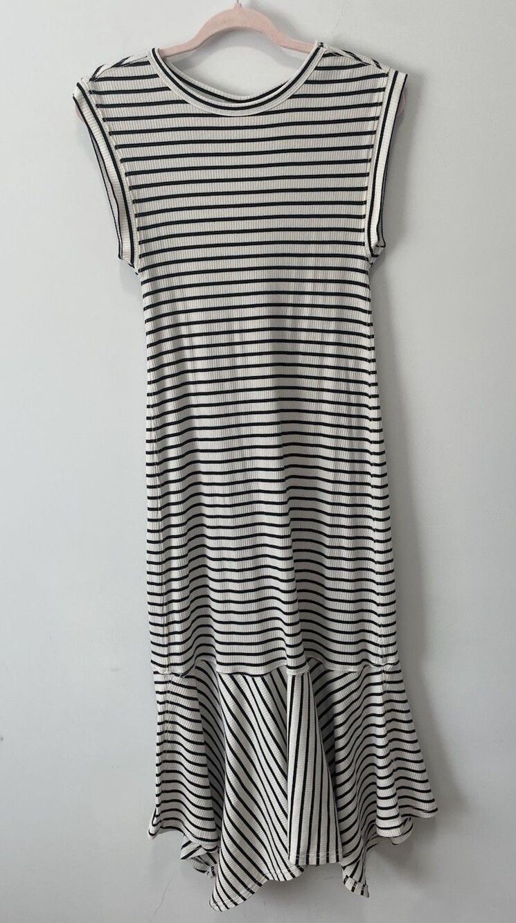 Anthropologie Daily Practice Highline Short Sleeve Maxi Dress Small Athleisure